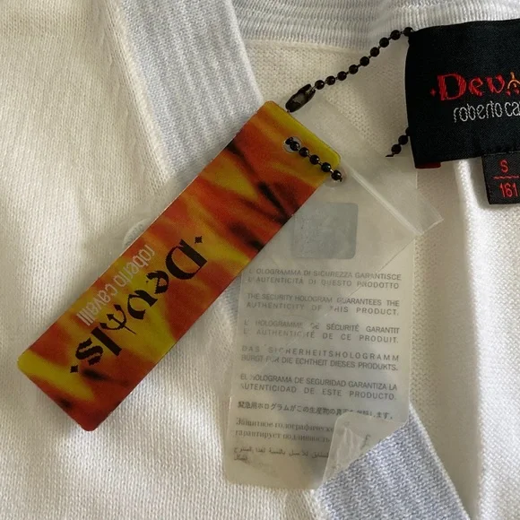 NWT Roberto Cavalli Black and Red Label Sweater Vest - Picture 3 of 10